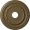 Ekena Millwork Dublin Ceiling Medallion (Canopies up to 5 1/8"), 17 7/8"OD x 3 5/8"ID x 1 1/4"P, Mississippi Mud CM17DUMMF - alternate 1